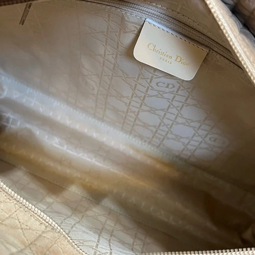 CHRISTIAN DIOR
Nylon Cannage Large Lady Dior Tan - Picture 9 of 10